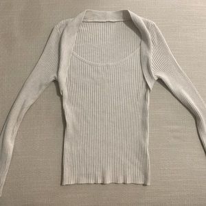 SHEIN Frenchy Ribbed Knit Sweater